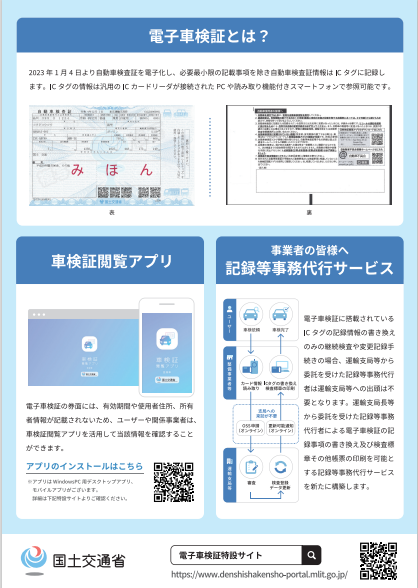 車検証が電子化されます