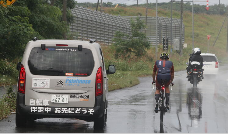 BERLINGOサポートカーで自転車日本縦断記録がギネス認定
